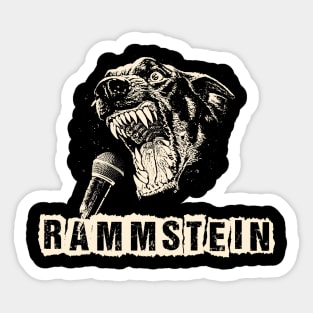 rammstein ll scream Sticker